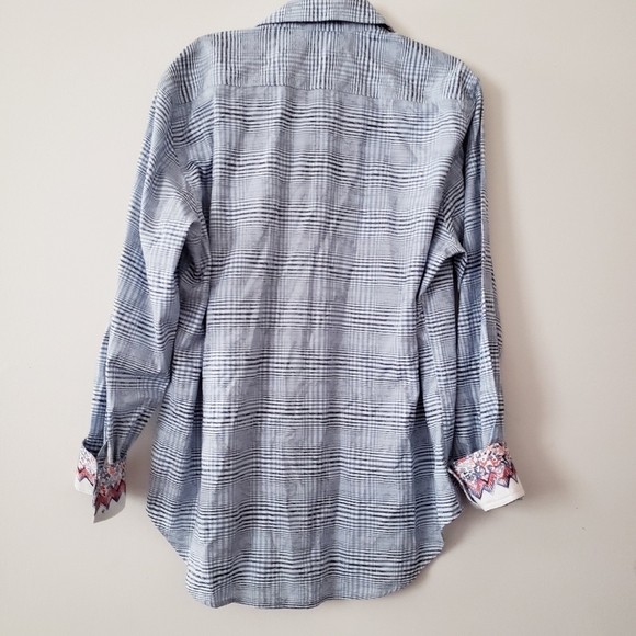 Robert Graham flip cuff longe sleeve shirt XL - Picture 5 of 11